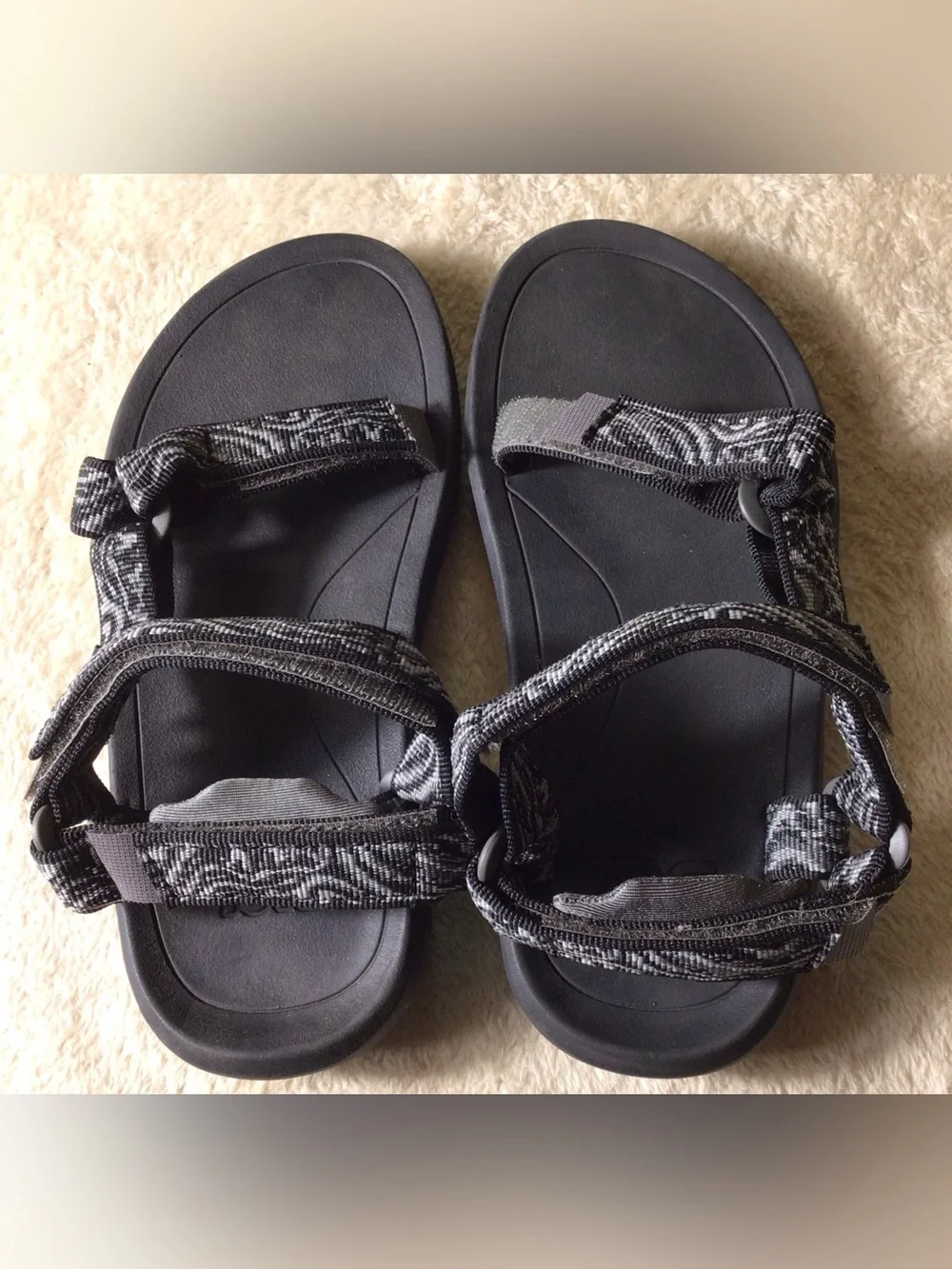 Teva Kids Black and Gray Sandals